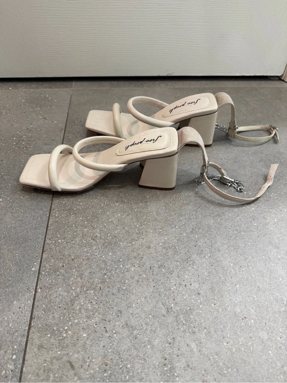 Free People Parker Chain Heel Sandals